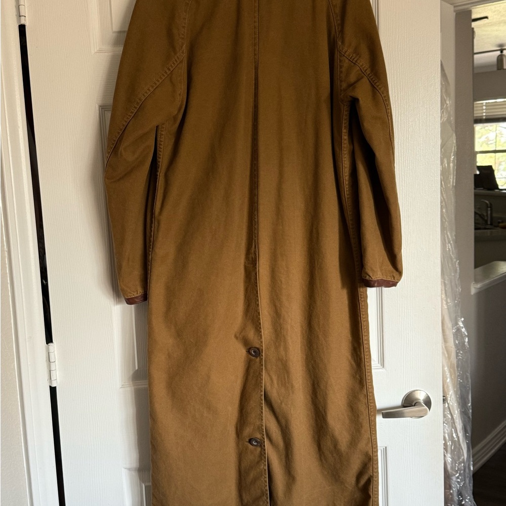 Women’s Duster Canvas Coat - Picture 4 of 6